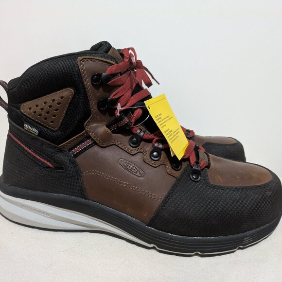 Keen Dry Red Hook Waterproof Carbon Toe Safety Utility Boots Size 13D New* - Picture 8 of 16